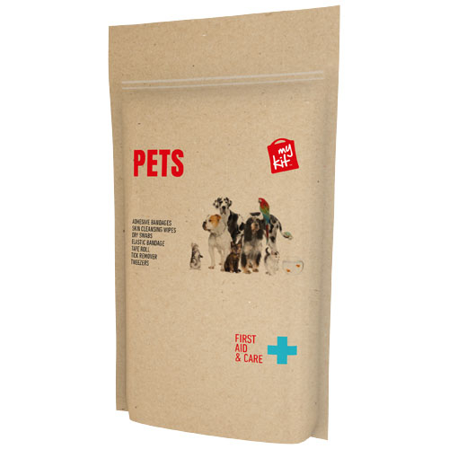 Kit publicitaire de premiers secours Animaux MyKit Marron kraft